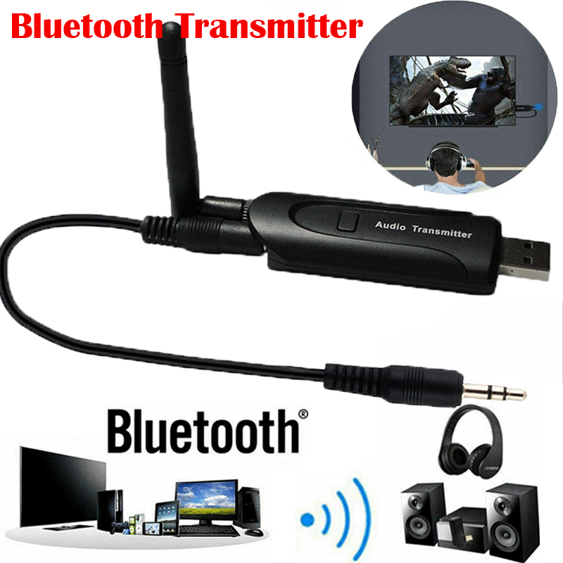 Мини USB Bluetooth аудио передатчик беспроводной стерео адаптер для ТВ MP3 гарнитура