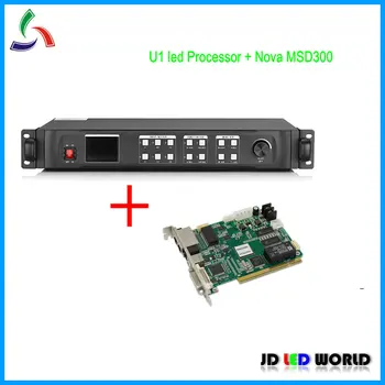 

Kystar U1 Replace old version KS600 LED Video Processor include1 PCS MSD300 NOVA LED Sending card DVI/VGA/HDMI input