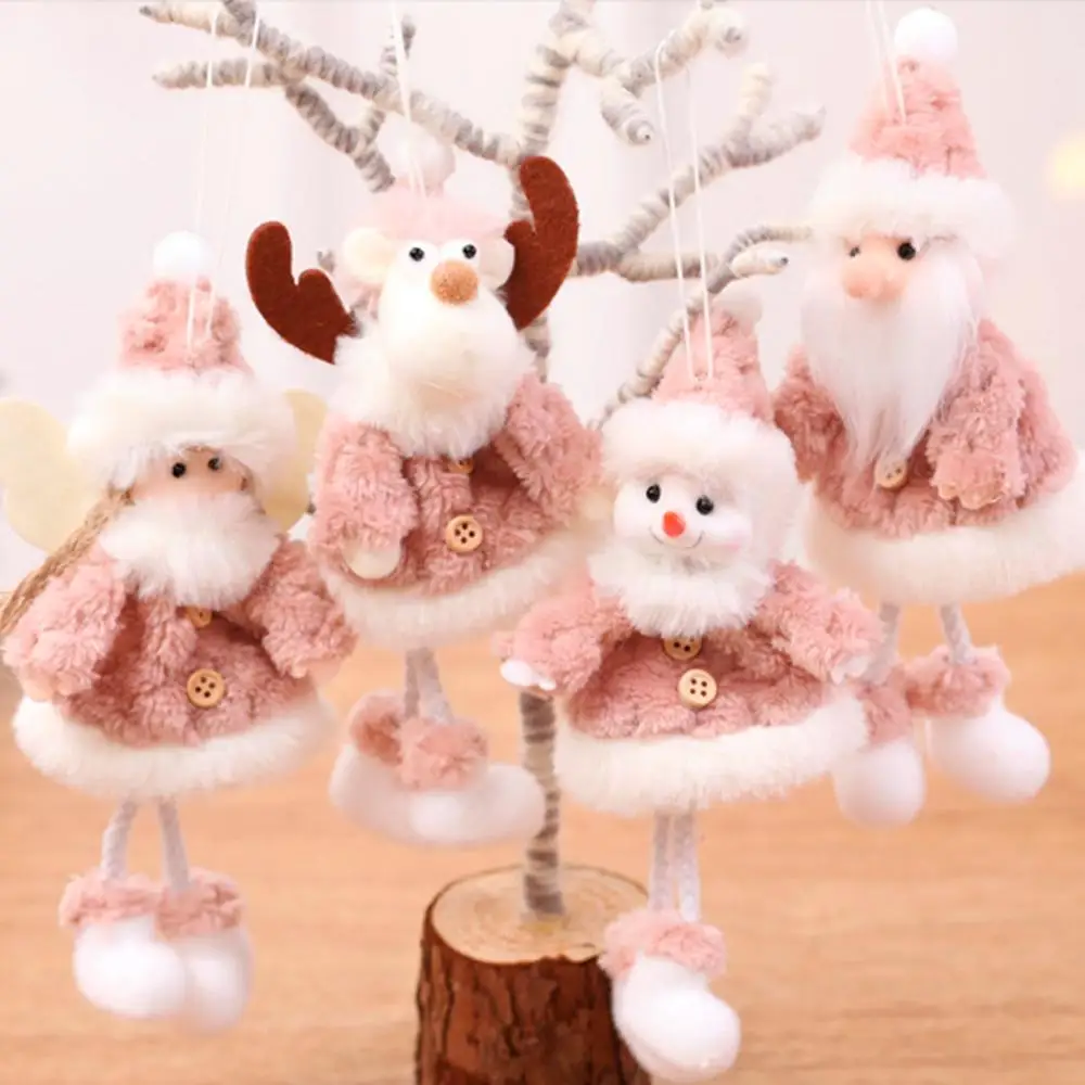 

QIFU Cute Plush Christmas Angel Doll Merry Christmas Decorations for Home Xmas Elf Tree Ornaments Navidad 2019 New Year 2020
