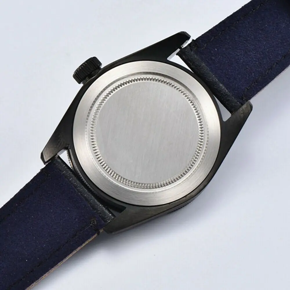 41mm Miyota/ Seagul fashtion mens automatic mechanical wristwatches stainless steel balck case PVD waterproof Luminous sterile