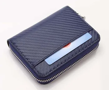 

New Straw Mat Pattern Microfiber Leather Short Men's Wallet Carbon Fiber Men's Coin Purse Portefeuille Homme Portafoglio Uomo