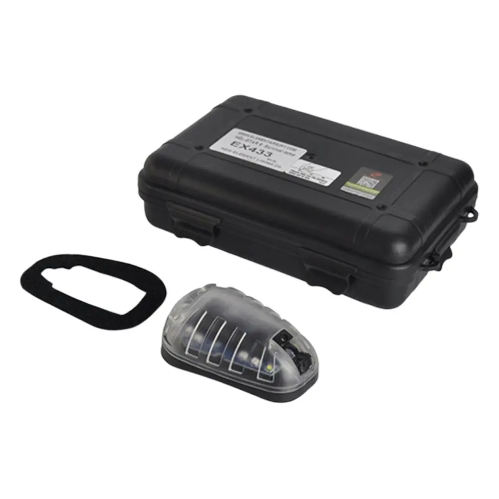 

Helmet Light Survival Signal Helmet Light Enemy Identification Lamp Ir Infrared Flash Waterproof Ladybug Helmet Light