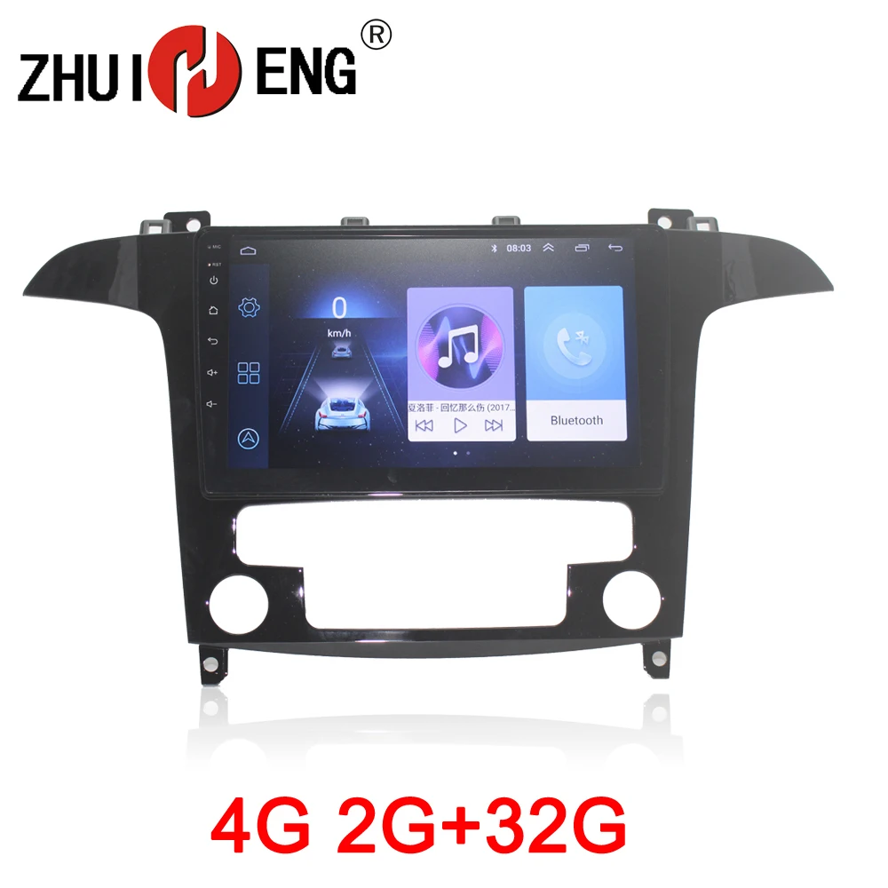 

ZHUIHENG 2G+32G Android 8.1 Car Radio for Ford S-Max s max 2007-2008 car dvd player gps navi car accessory 4G multimedia player