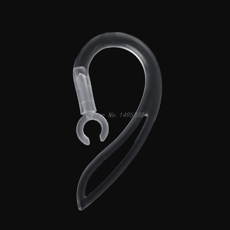 5mm 6mm 7mm 8mm 10mm Bluetooth Earphone transparent silicone Earhook Loop Clip Headset Ear Hook Replacement Headphone Drop Ship |