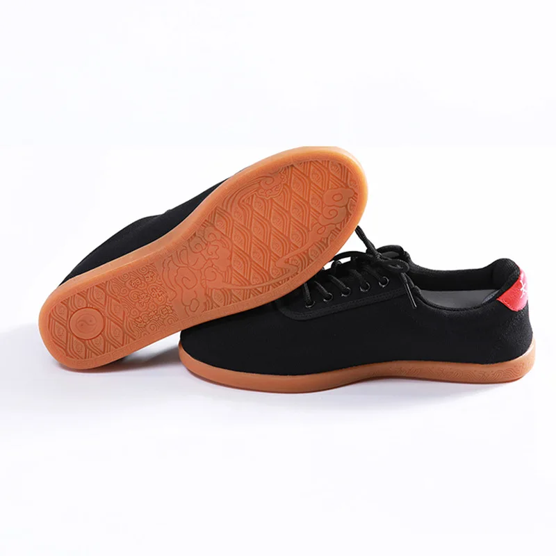 

Canvas Tai Chi Shoes Men And Women Rubber Sole wu zi Casual Martial Arts Practice Kung Fu Tai Chi Team Martial Arts School