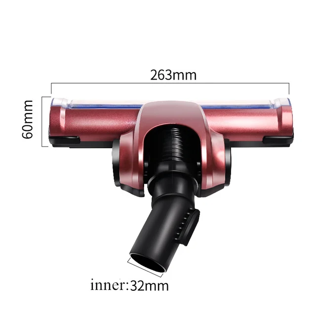 Escova Turbo Universal de 32 mm para Aspirador de Pó