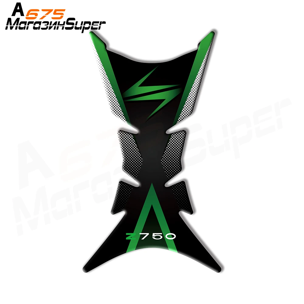 For Kawasaki Ninja Z750 ZR750 Z 750 07 08 09 10 11 12 3D Reflective Motorcycle Fuel Tank Pad Protector Sticker Decal Reflective