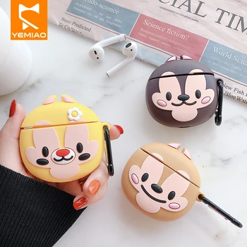 

Cute Monkey Case For Airpods Cartoon Silicone Peach Strawberry Avocado Headphone Charging Box Case Protective Cover For Airpod