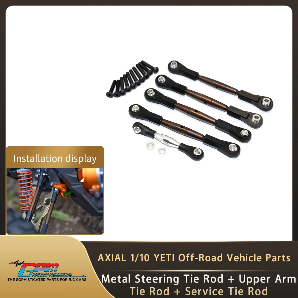 GPM AXIAL 1/10 YETI ROCK RACER 90026 Багги альпинистский автомобиль металлическая рулевая тяга +