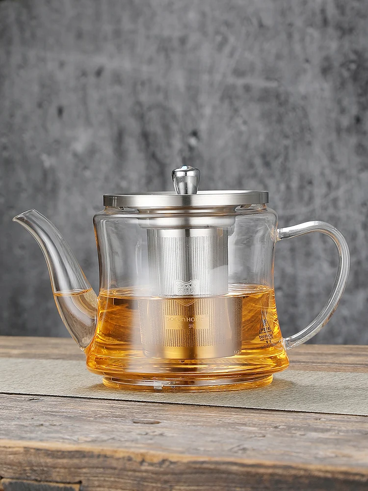 Buy Wholesale China Teapot For Induction Stove Top Glass Drip Tea Coffee  Kettle With Thermometer & Teapot For Induction at USD 11.15