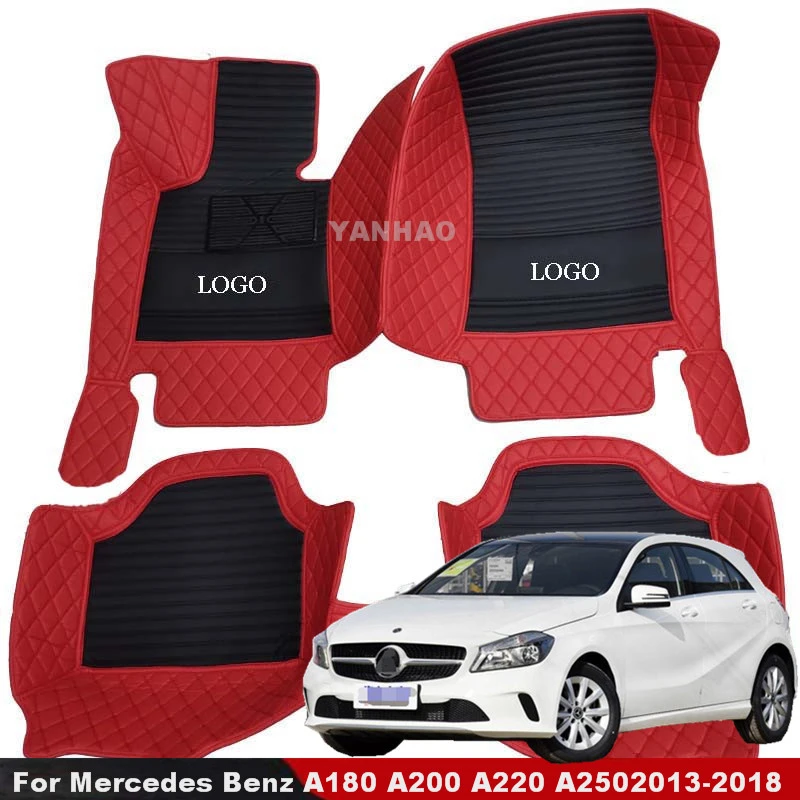 Car Floor Mats For Benz A class W176 20132016 2017 2018 2019 Auto Foot