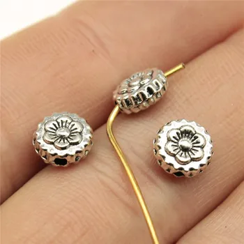 

WYSIWYG 40pcs 8x8mm DIY Flower Charms For Jewelry Making Charms Flowers Small Hole Flowers Small Hole Beads