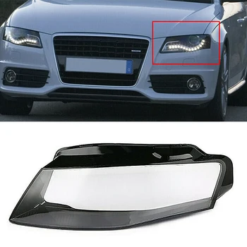 

100% new Car Left Headlight Front Head Lamp Cover Cap Lens Moulding Plastic Fit For Audi A4 B8 2009 2010 2011 2012