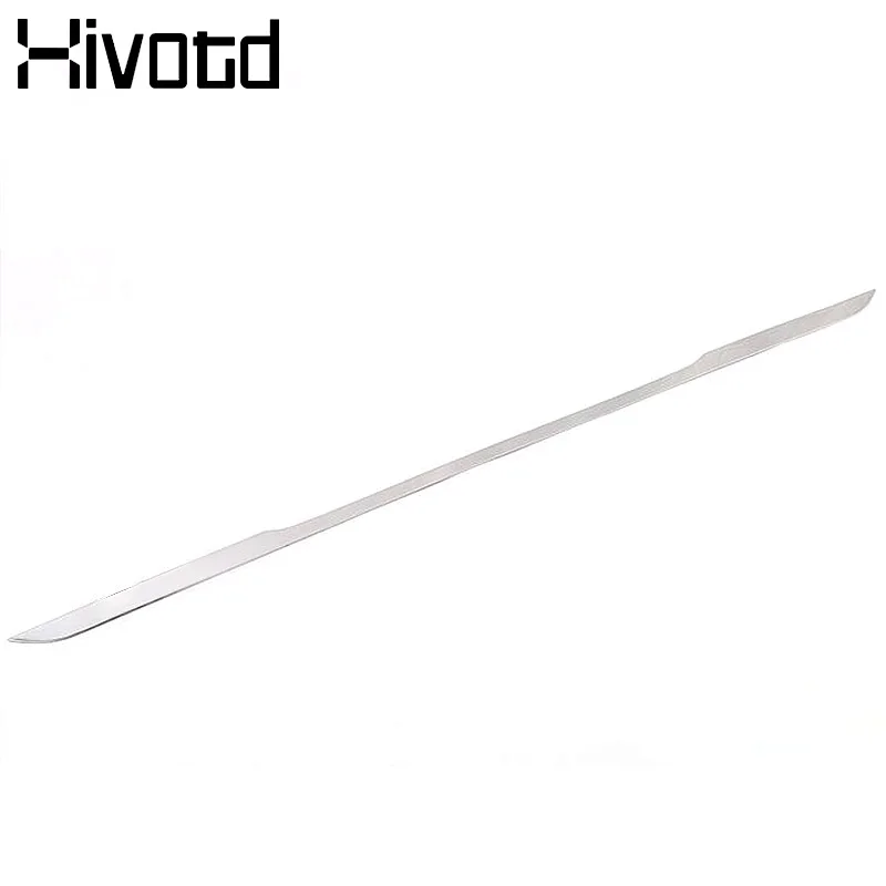 Hivotd For VW Volkswagen Tiguan stainless steel Rear Trunk Door Handle Cover Tail Gate Trim Bezel Molding Styling