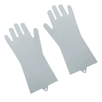 

Magic Silicone Dish Washing Gloves Anti-slip Gloves Wear Resistant Household Cleaning Gloves