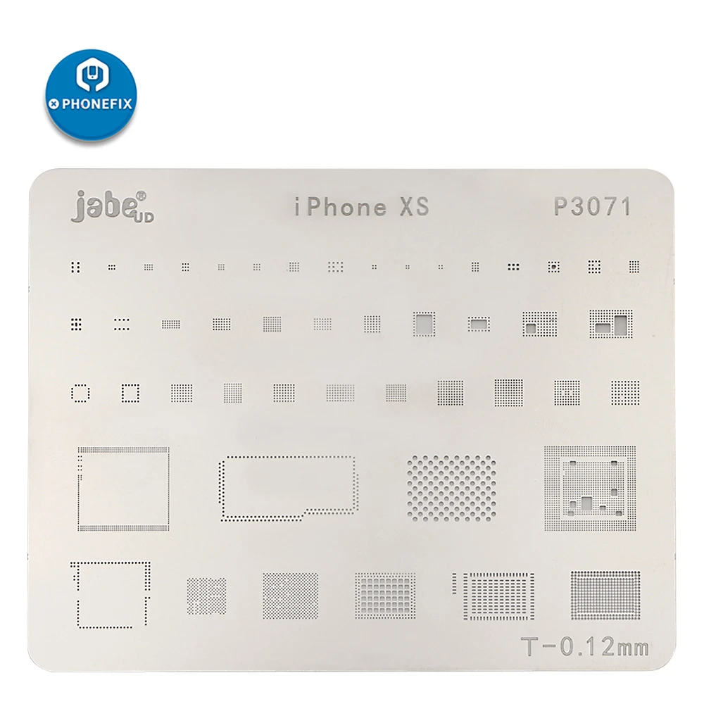 Трафарет для реболлинга Jabe BGA iPhone XR XS XSMAX HDD/WIFI/Audio IC/BT/Baseband/EEPROM IC реболлинг|Наборы