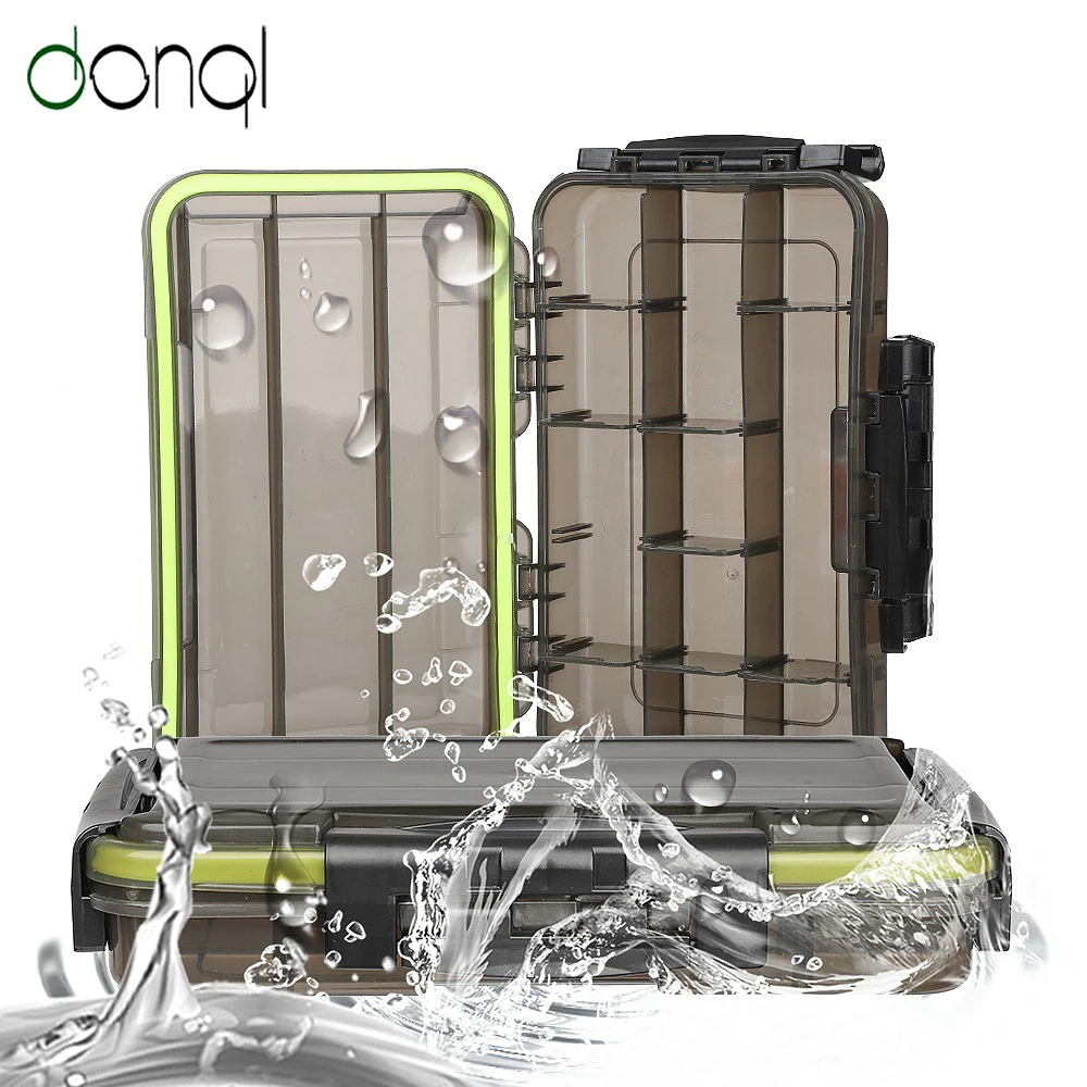 Водонепроницаемый бокс для рыбалки DONQL высокопрочный пластиковый ящик хранения