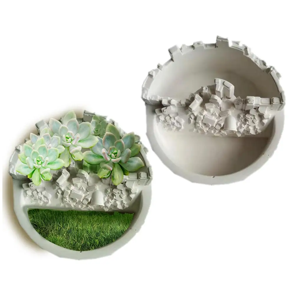 

Ceramic Clay Pots Mold Plant Flower Pot Silicone Mould For Home Decoration Succulent Plant Potted Plant Mold