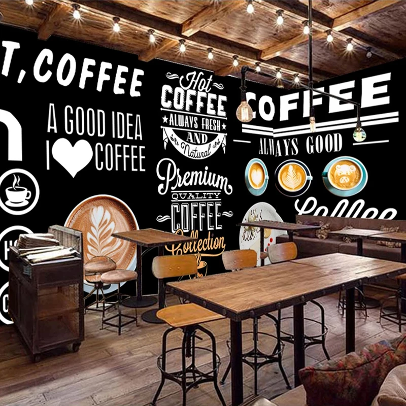 Mural 3D de pared Pizarra Premium Coffe Bar MURALES 3D DE PARED Negocios Novedades