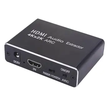 

Support ARC/3D/4Kx2K ARC Audio Adapter HDMI Audio Extractor Digital to Analog Audio Converter DAC SPDIF Coaxial RCA Output