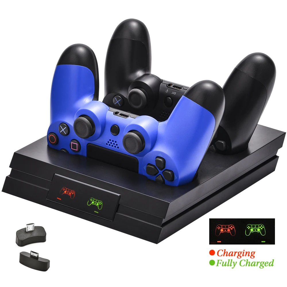 Новейший PS4/Slim/Pro Двойной беспроводной контроллер зарядное устройство светодиодный зарядная док-станция для sony Playstation 4 аксессуары для геймпада