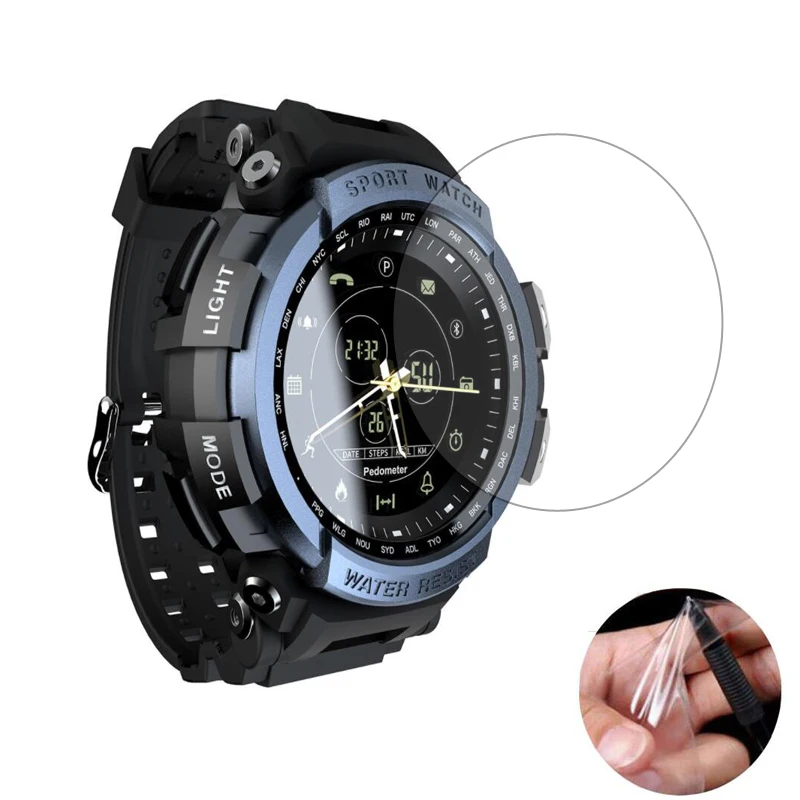 3 шт. мягкая защитная пленка для LOKMAT MK28 Bluetooth Смарт-часы цифровые умные часы Экран