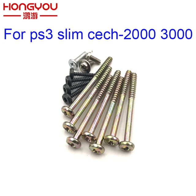 For Sony Playstation 3 Ps3 Super Slim Cech-2000 3000 Screw Set