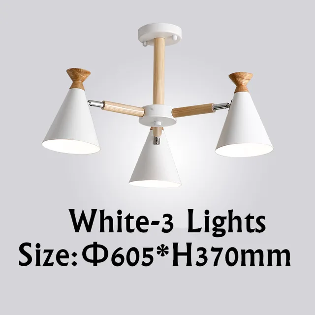 2 Lustra lampa современный светодиодный гостиная спальня кабинет отель потолочная лампа Macaron деревянная люстра креативный - Цвет абажура: 2