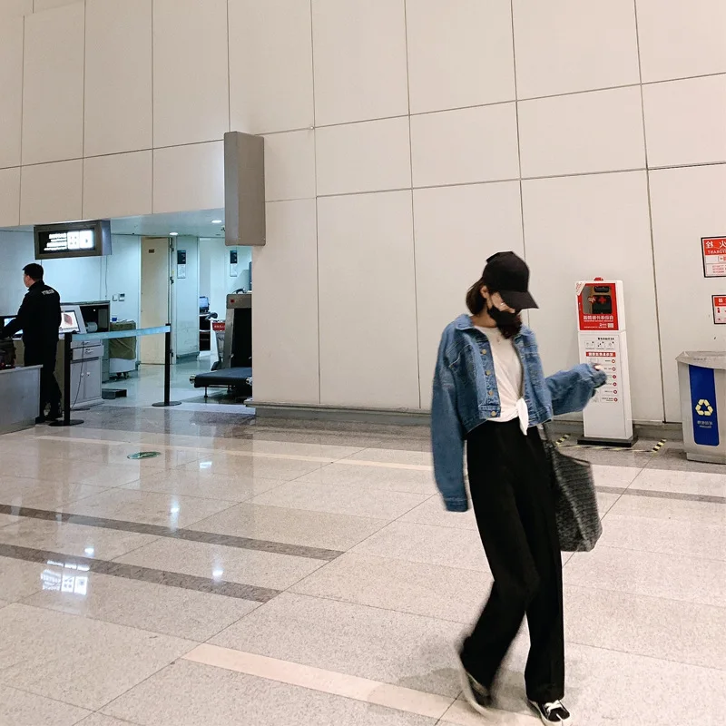 

Online Celebrity-Customizable March No. 8 Morning 10 Point Western Style Seed Can Be Short of Accent Sense of Design Jeans Coat