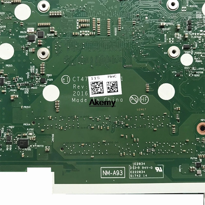 Для lenovo THINKPAD T470 Материнская плата ноутбука CT470 NM-A931 с i7-7500U i7-7600u Процессор DDR4 материнская плата тестирование