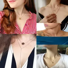 Nome da letra inicial pingente personalizado de aço inoxidável colar de mulheres declaração layered gargantilha colar da placa de identificação personalizado(China)