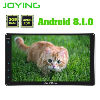 

JOYING 9'' 1 din Car Radio 2g Ram 32g Rom Android 8.1 Octa Core Universal head unit GPS system with DSP support Mirror Link Wifi