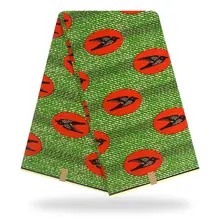 Нигерийская восковая ткань высокого качества хлопок Воск Принт ткань горячая Распродажа африканская ткань Анкара швейный материал 6 ярдов для платья