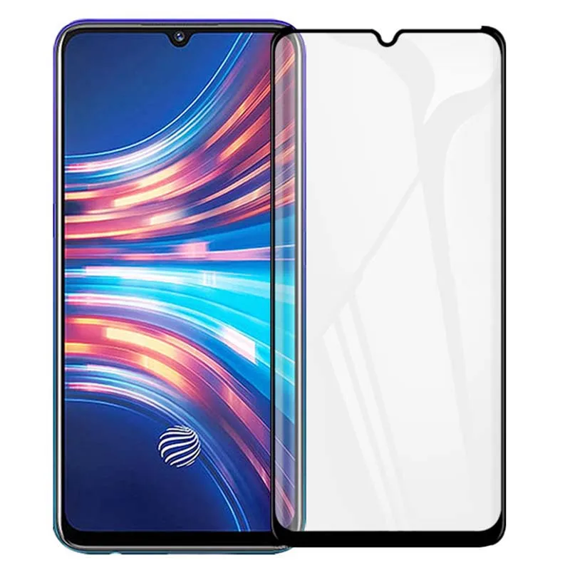 Закаленное стекло с полным покрытием 3D для Vivo Y20 Взрывозащищенная защитная пленка экрана Y20i 2 шт.|Защитные