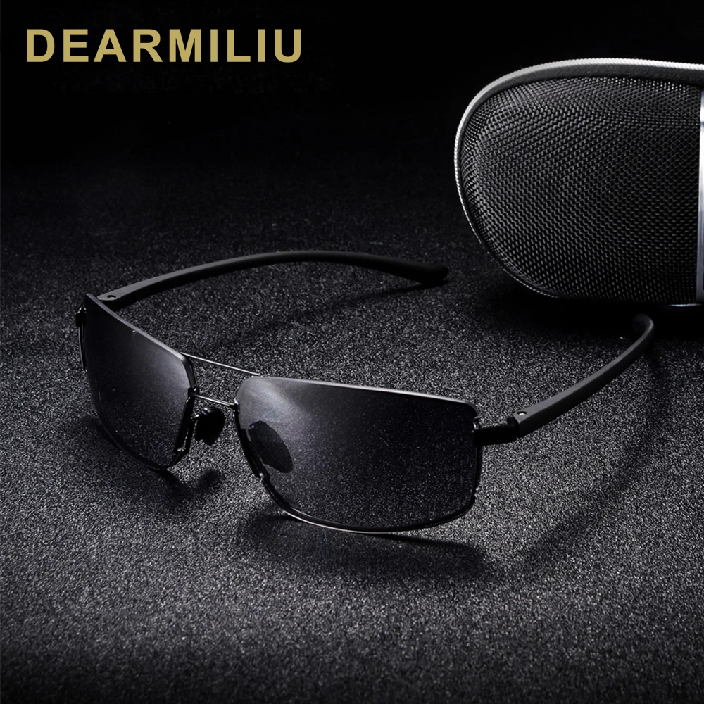DEARMILIU Новые Ретро винтажные мужские поляризационные очки для вождения солнцезащитные очки для глаз мужские очки аксессуары для мужчин/женщин