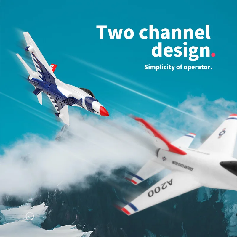 RC Airplane 2.4G 2CH 290mm Wingspan 6-Axis Gyro Aerobatics EPP RTF Remote Control Toy Simple Portable Child Boys Gifts Present RC Airplane 2.4G 2CH 290mm Wingspan 6-Axis Gyro Aerobatics EPP RTF Remote Control Toy Simple Portable Child Boys Gifts Present