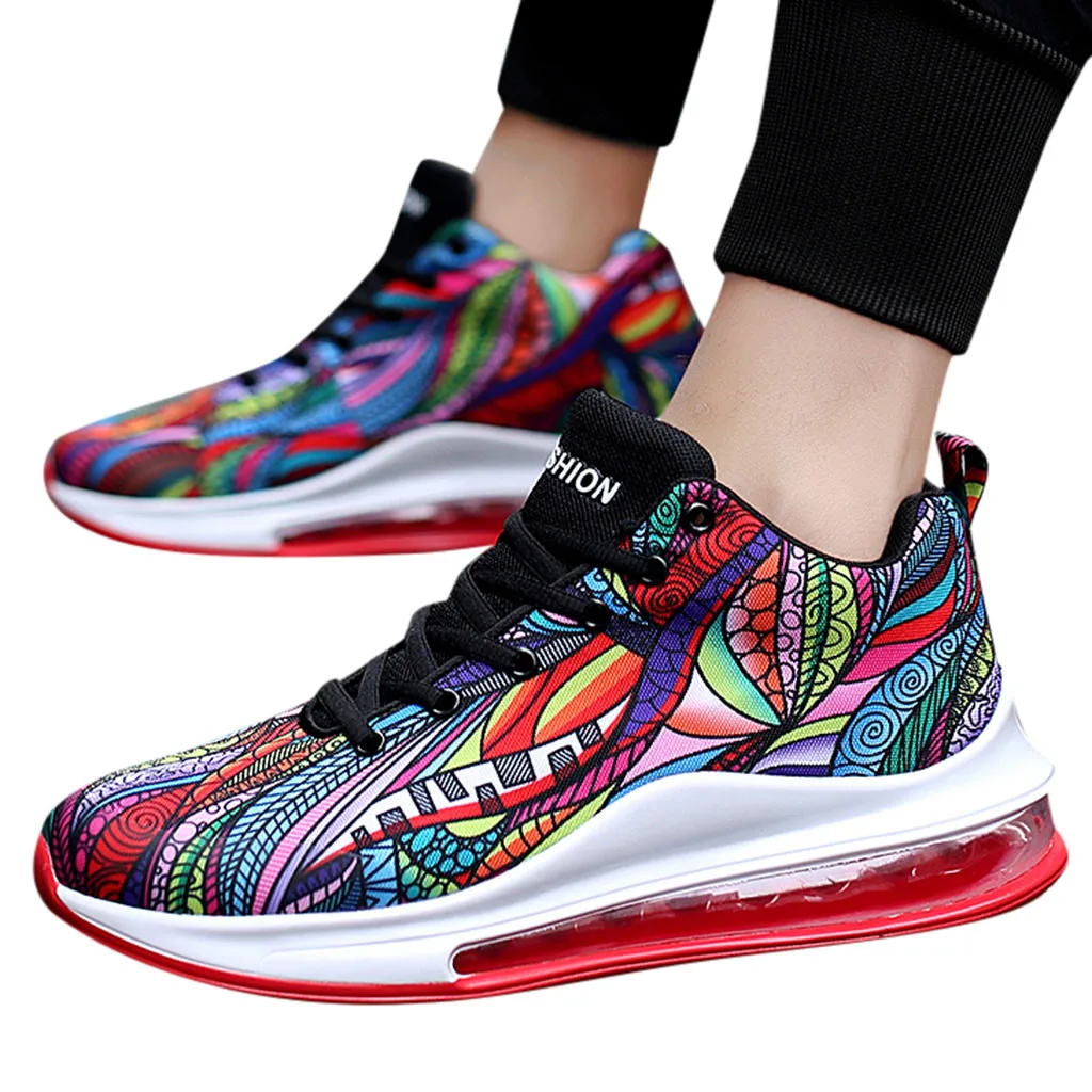 SAGACE Shoes Fashion Men's Outdoor High Air Cushion Shock Comfortable Shoes Male Casual Sports Shoes Students Shoes J12