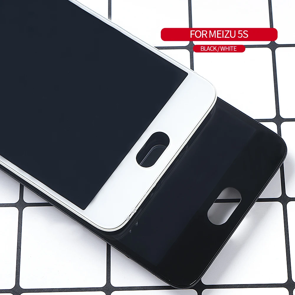ЖК дисплей 5 0 дюйма для MEIZU M5S сенсорный экран с рамкой дигитайзер замена M612H