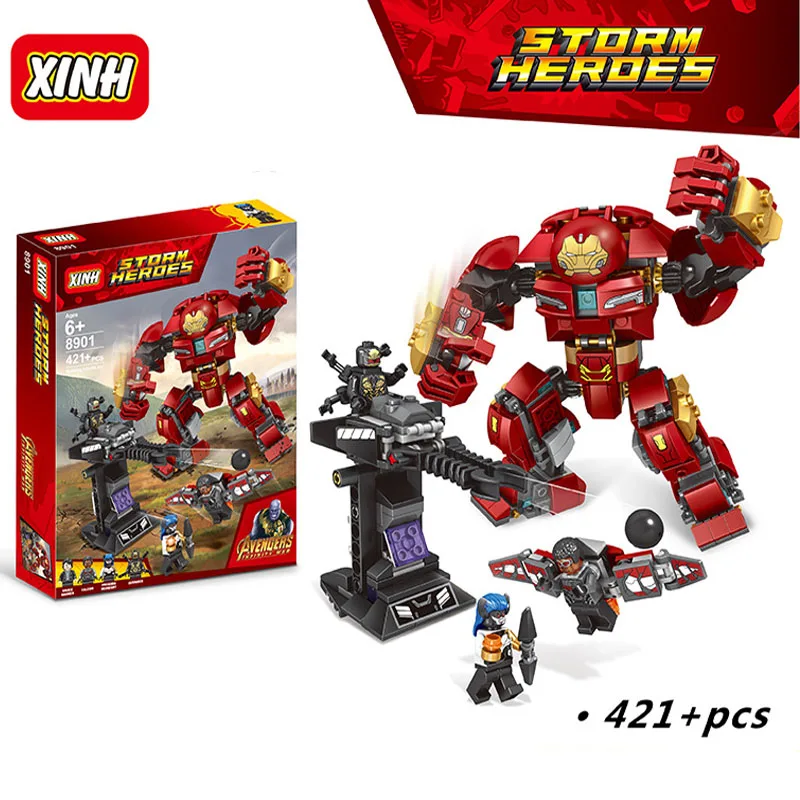 

Legoinglys Marvel Iron Man Hulkbuster 76104 Building Blocks Bricks Avengers Super Heroes Spiderman Ironman Figures