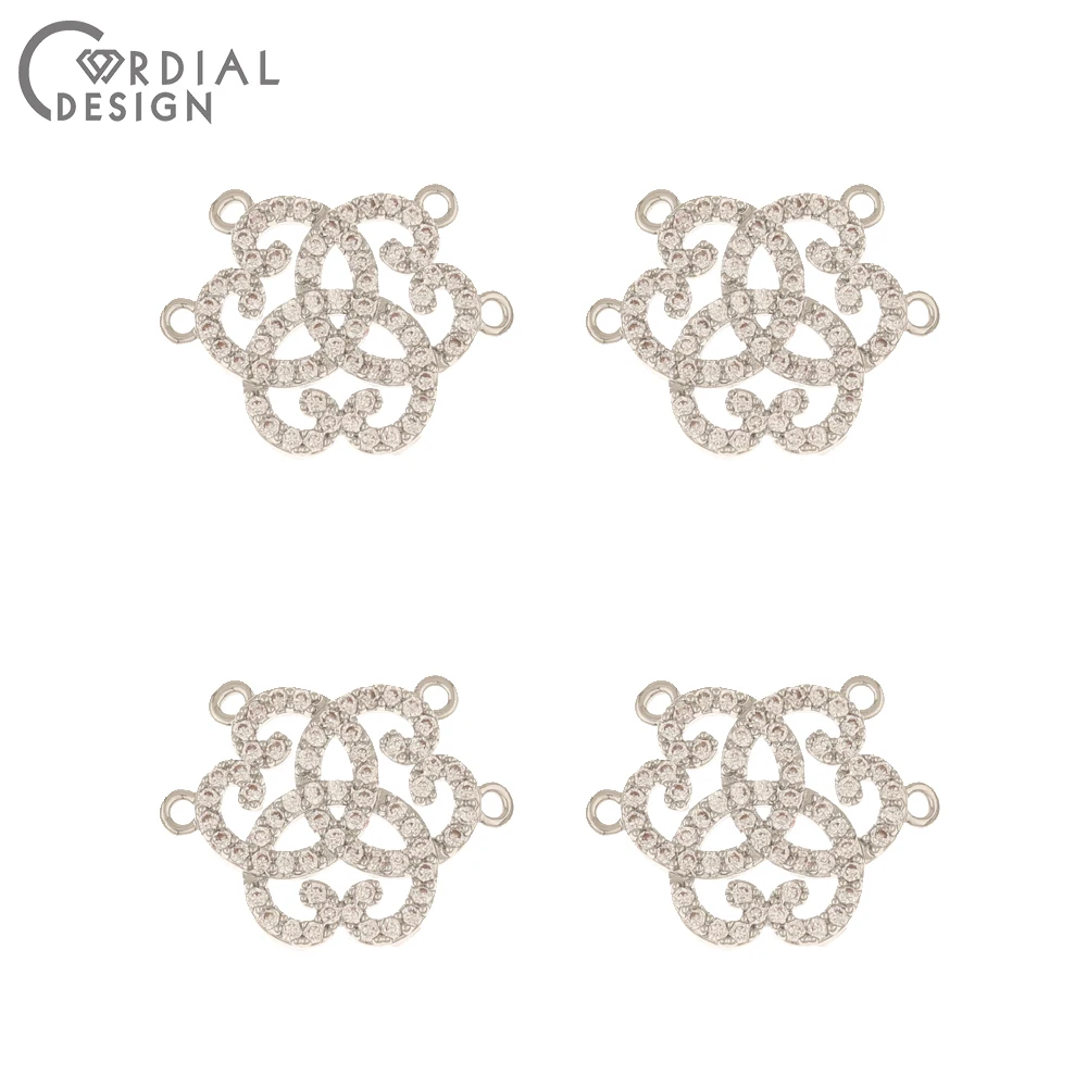 Cordial Design 30Pcs 15*20MM Earrings Pendant/Flower Shape/DIY Making/Jewelry Accessories/Hand Made/Jewelry Findings Components - cordial