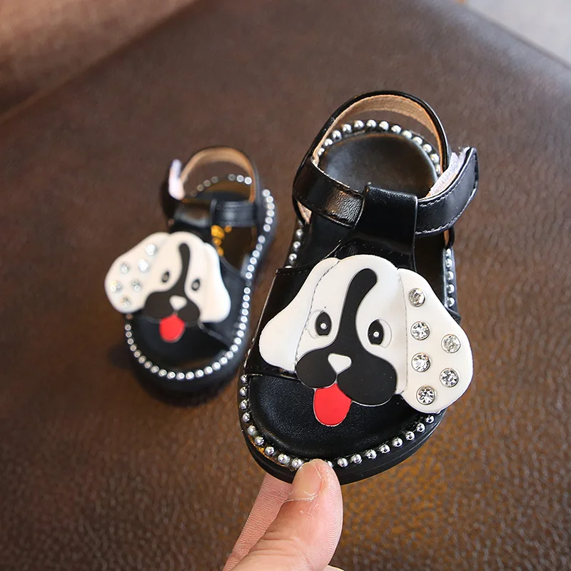 

2018 New Style Summer Baby Sandals Women's 0-1-2-Year-Old Little Girl Princess Shoes Cartoon Cute Soft Bottom Toddler Shoes