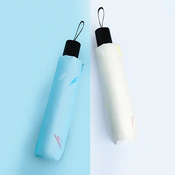 

Folding Windproof Umbrella Rain Women Parasol Umbrella Ladies Pocket Small Art Umberlla Arts Paraplu Parachase Art Shade QZH140