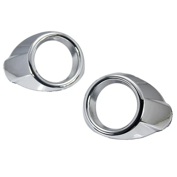 

2X Abs Front Fog Light Lamp Cover Bezels Trim Fit for Ford Focus 2012 2013