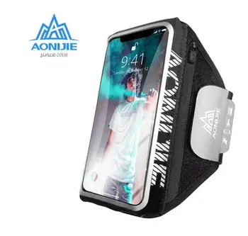

AONJIE Running Phone Bag Case TPU Pouch Touchscreen Cellphone Arm Bag Waterproof Pack For Below 6 Inch Phone Sports Equipment