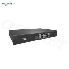 

Single Fiber 18-Port Full Gigabit PoE 802.3af/at Total 250 W 10/100/1000M 16* POE Ports + 2 * SFP ports