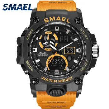 

Men Watches Digital LED SMAEL Clock Men Water Resist relogio masculino Sport Watches 50M Waterproof 8011 Military Watch Men Army