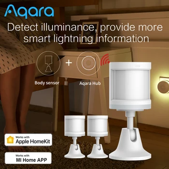 

Aqara Motion Sensor Work With Apple Homekit/Xiaomi mijia APP Movement Wireless ZigBee Wifi Gateway Hub Smart Human Body Sensor