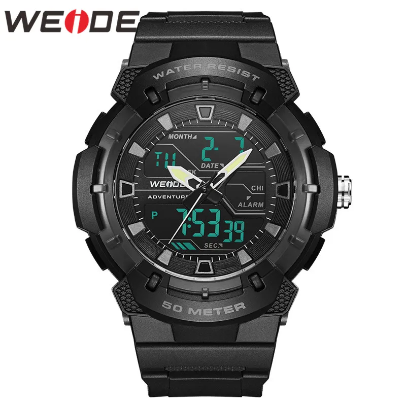 Часы WEIDE военные кварцевые часы мужские цифровые наручные армейские