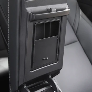 

Car Accessories For Tesla Model 3 Auto Armrest Box Storage Organizer Containers Transparent Hidden Holder Box 2017 2018 2019