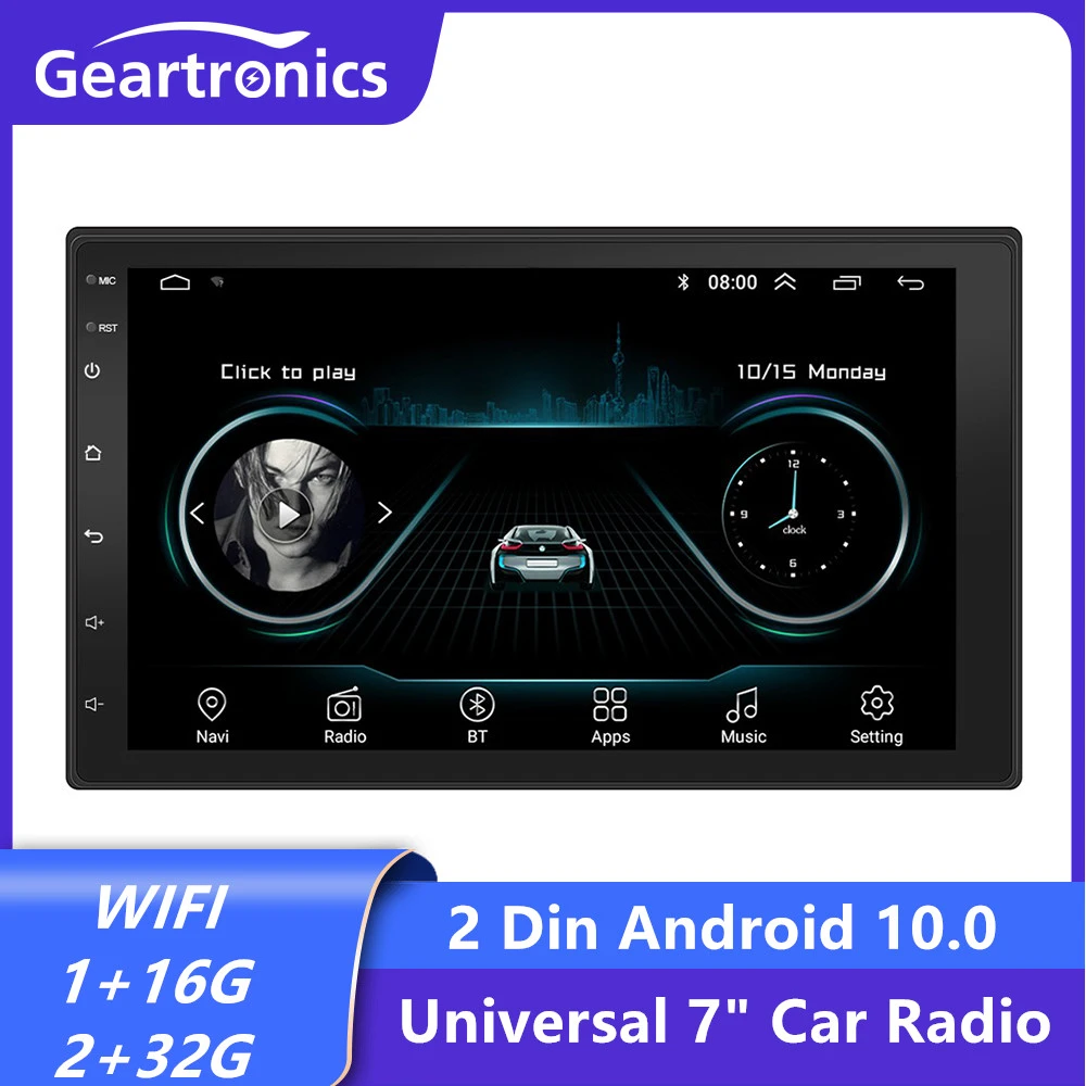 7” inch 2DIN Blueteeth Car Dash MP5 Player GPS NAVIGATION Audio Radio Stereo NEW